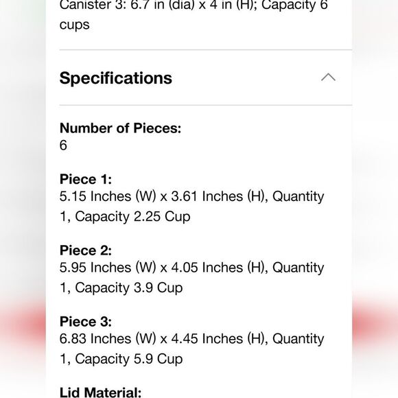 Tupperware 6-PC Serve & Store Food Storage Canister Set- Pink Punch - Picture 7 of 9